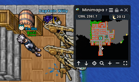 Ubicación de Captain Willy para iniciar y entregar el objeto de Lucky Amulet
