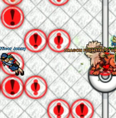 Ataque de área de Arcanine