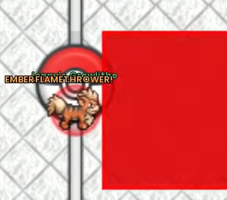 Ataque de área de Growlithe