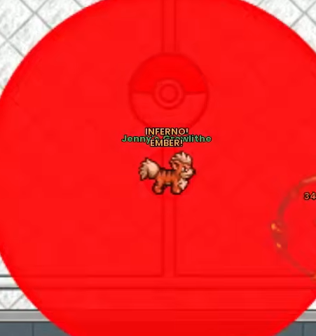 Ataque de área de Growlithe