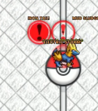 Ataque de área de Manectric