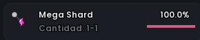Mega Shard 100 por ciento