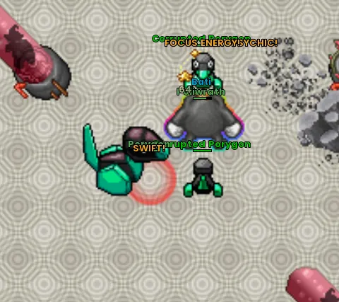 Porygon invocados durante el boss